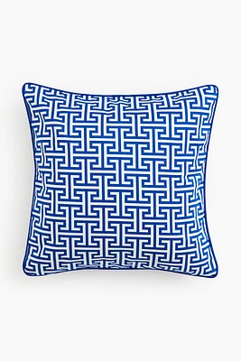 Patterned Cotton Cushion Cover