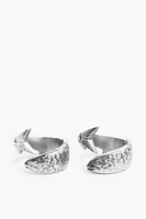 2-Pack Fish-Shaped Napkin Rings