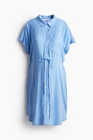 MAMA Tie-belt Shirt Dress