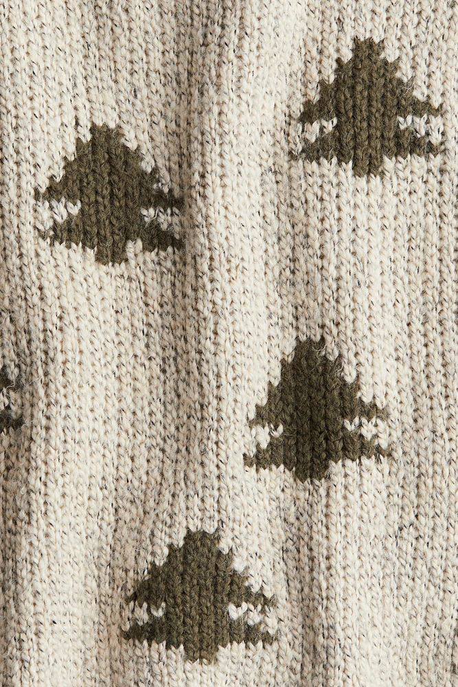 Jacquard-Knit Sweater