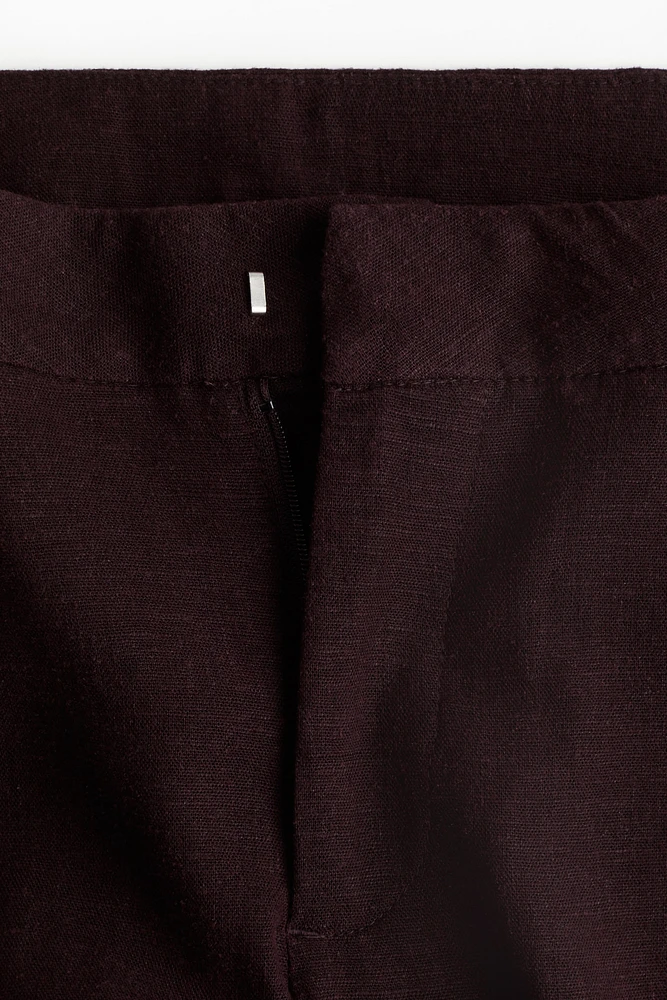 Pantalon sur mesure en lin mélangé