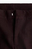 Pantalon sur mesure en lin mélangé