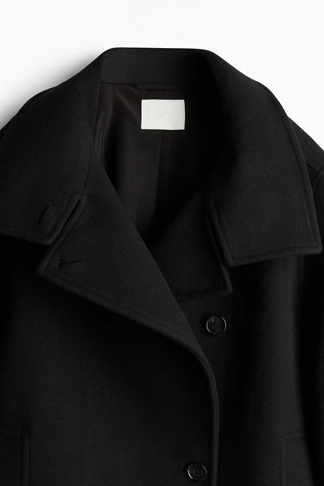 High-collar coat