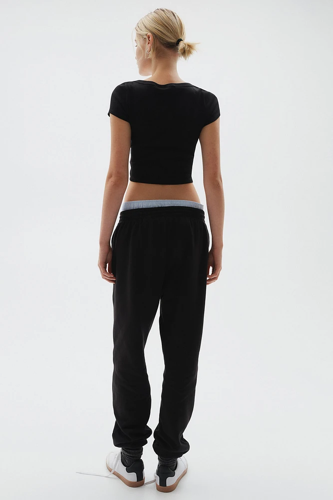 Ribbed Crop T-shirt