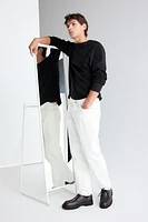 Regular Fit Ribbed Long-Sleeved Shirt