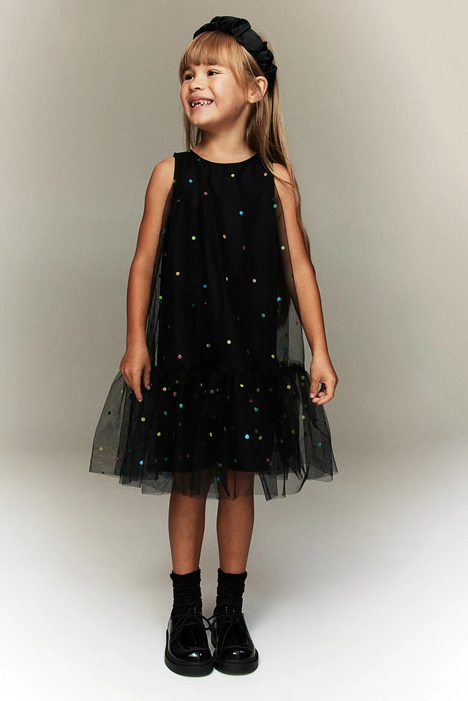 Glittery Tulle Dress