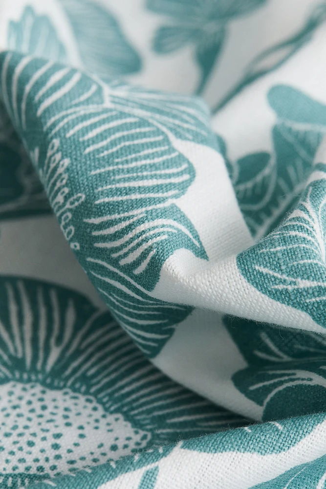 Long Cotton-Blend Table Runner