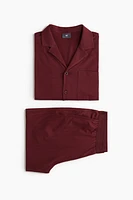 Relaxed Fit Cotton Jersey Pajamas
