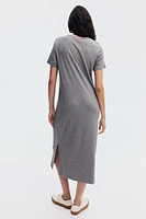 Ribbed Jersey Dress