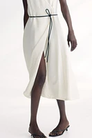 Tie-Belt Wrap Dress