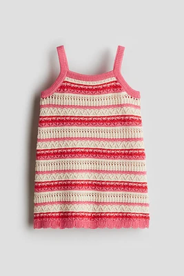 Crochet-Look Dress