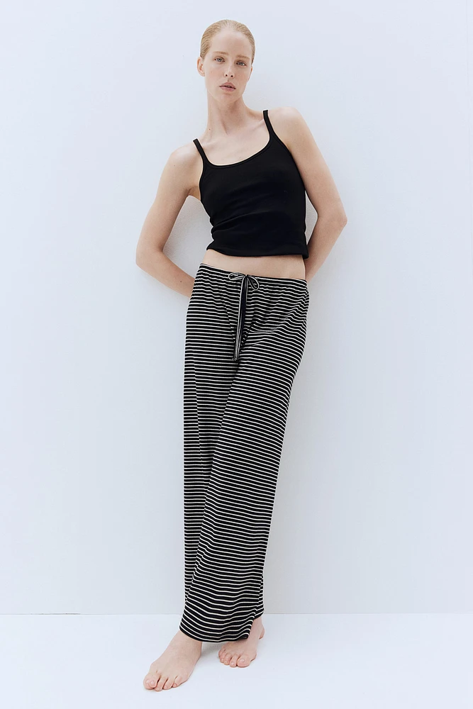 Wide-leg Jersey Pants