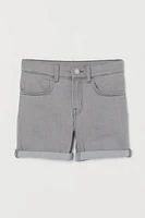 Slim Fit Denim Shorts