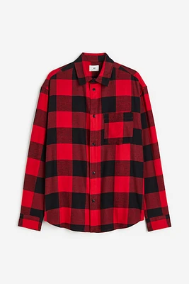 Relaxed Fit Flannel Shirt