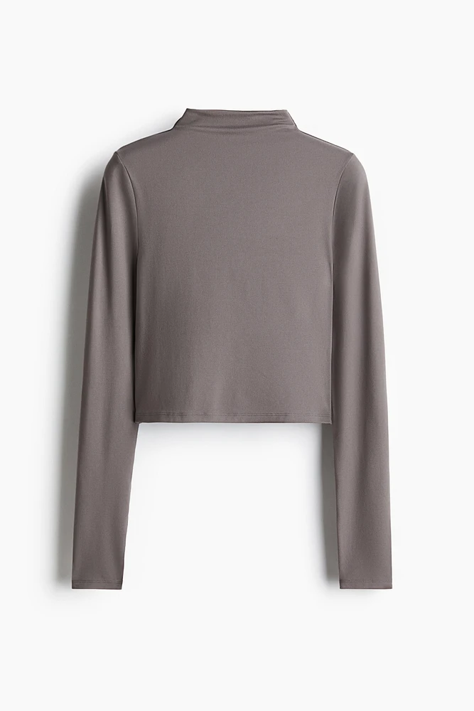 Mock Turtleneck Top