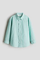 Chemise à manches longues en coton