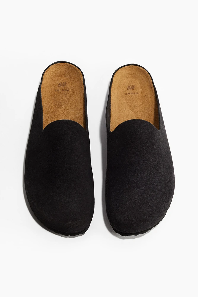 Suede Mules