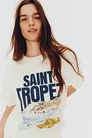 Oversized T-Shirt with Motif