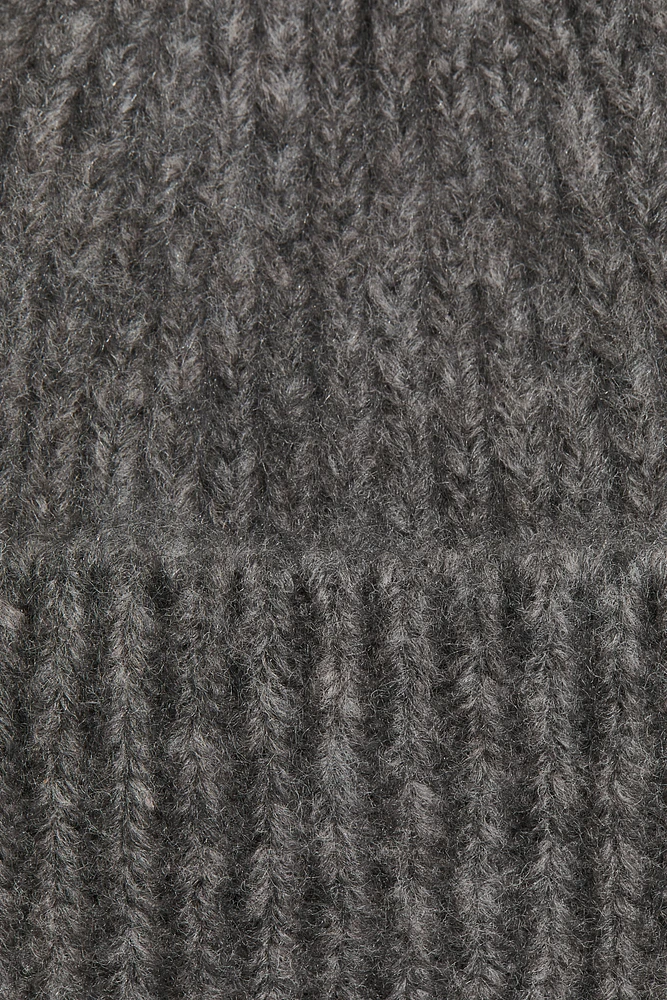 Rib-Knit Beanie