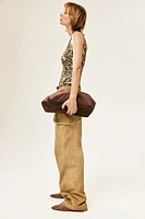 Wide-leg Cargo Pants