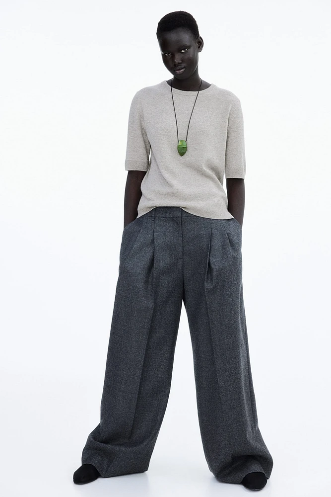 Fine-Knit Cashmere Top