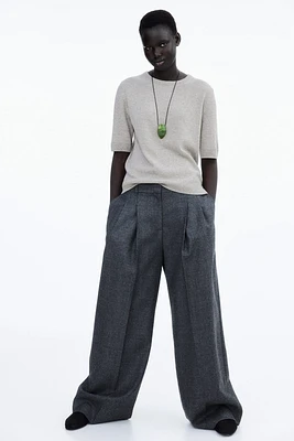 Fine-Knit Cashmere Top