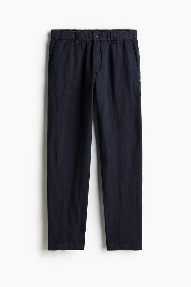 Regular Fit Linen Pants