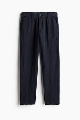 Regular Fit Linen Pants