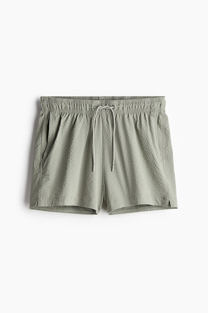 Seersucker Swim Shorts