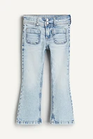 Superstretch Flared Leg Jeans