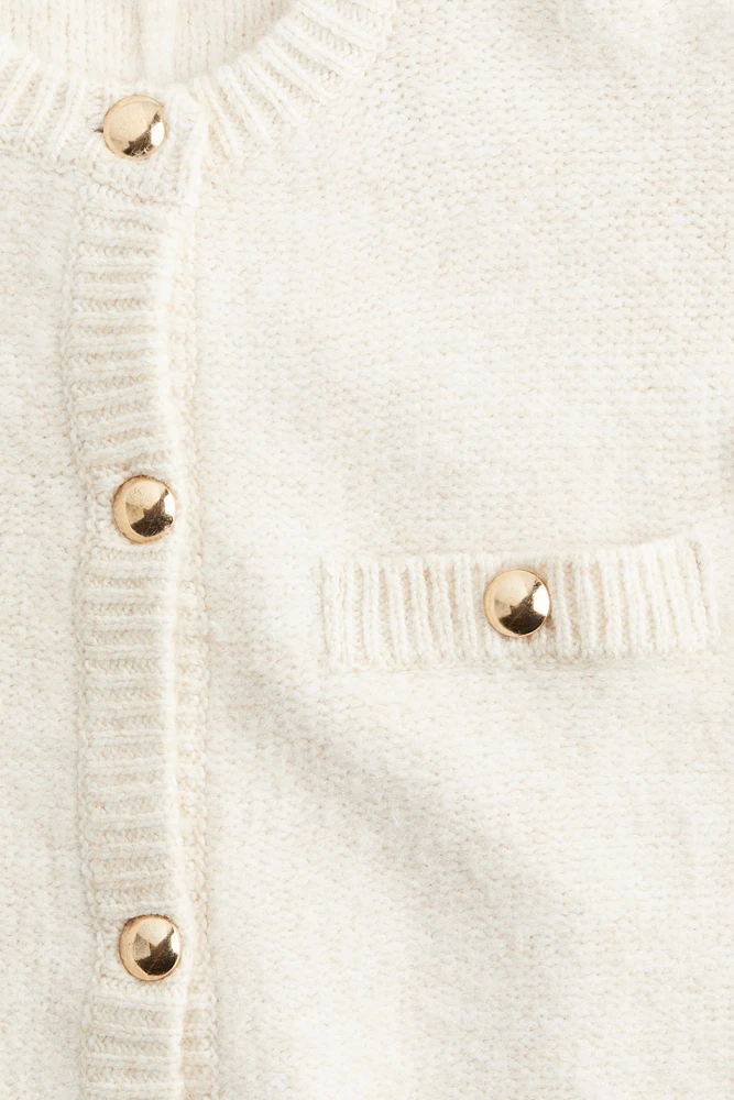 Pocket-detail cardigan