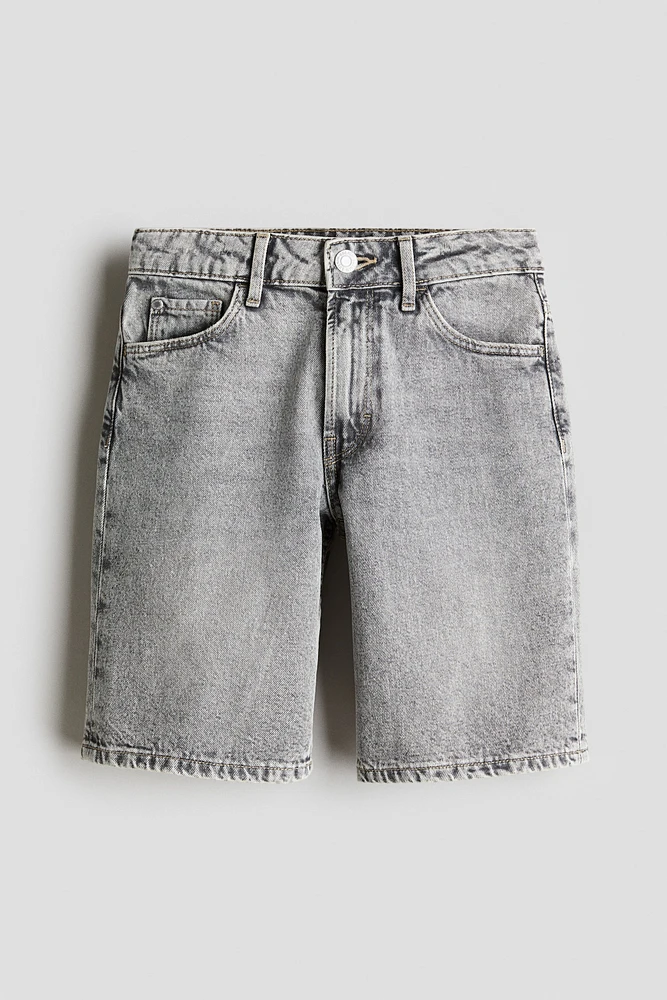 Short ample en denim
