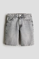 Short ample en denim
