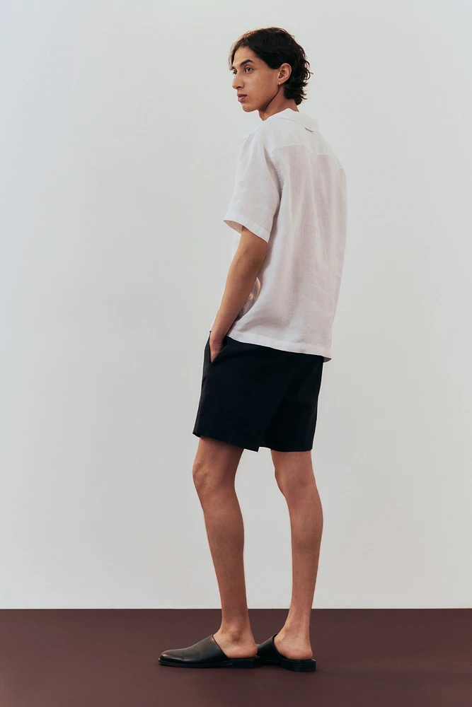 Regular-Fit Linen Resort Shirt