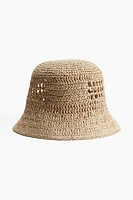 Straw Bucket Hat