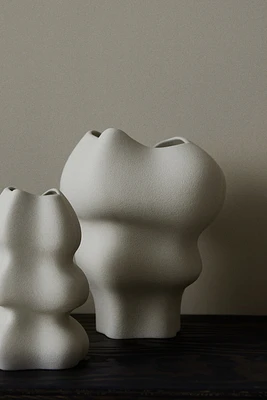 Extra-Large Irregular-Shaped Stoneware Vase