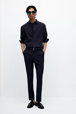 Skinny Fit Suit Pants