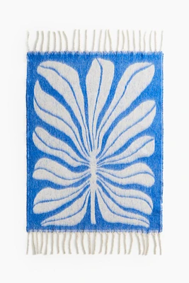 Patterned Wool-blend Throw