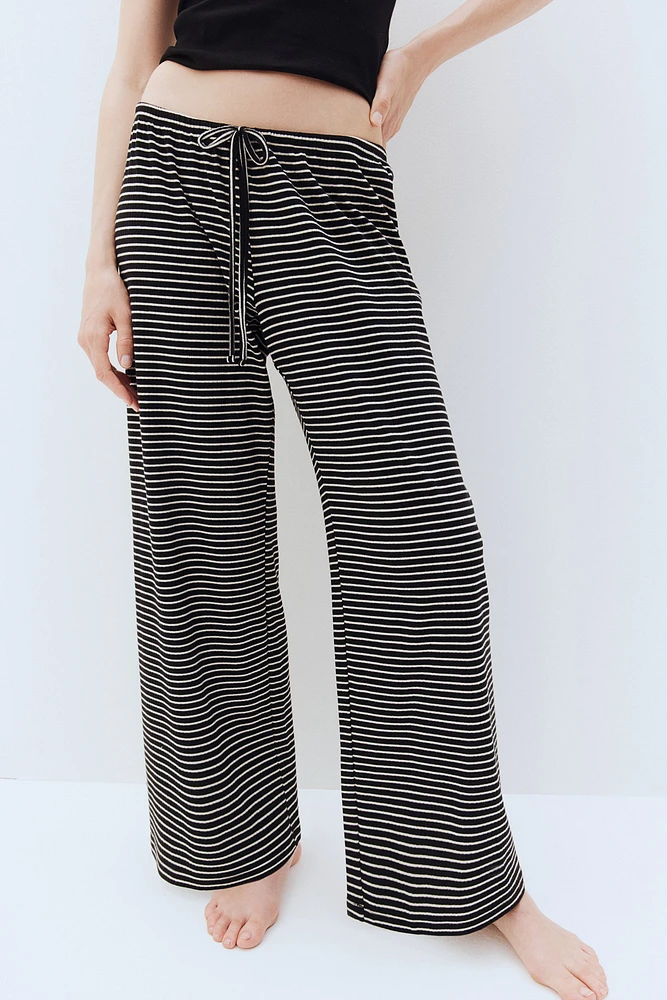 Wide-leg Jersey Pants