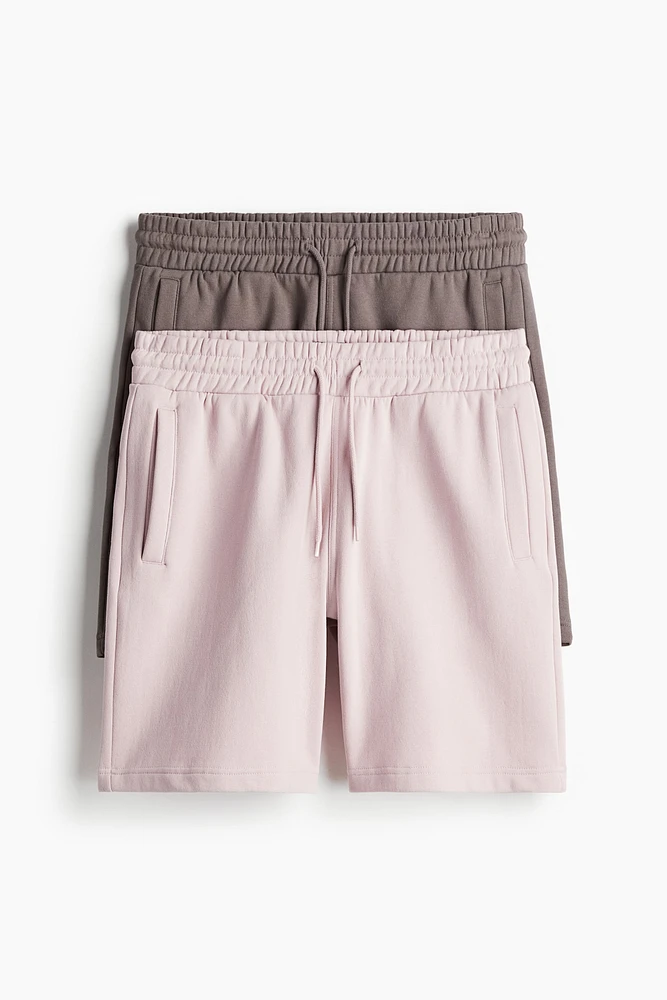 Lot de 2 shorts Coupe Classique en molleton