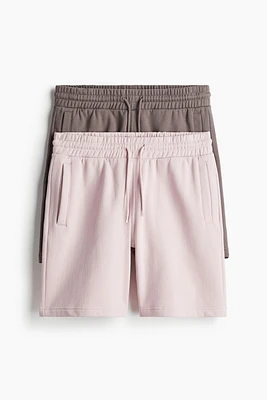 Lot de 2 shorts Coupe Classique en molleton