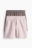 Lot de 2 shorts Coupe Classique en molleton