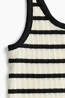 Textured-knit Tank Top