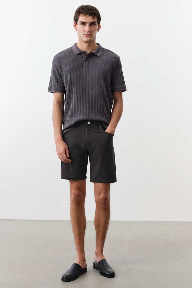 Regular-Fit Twill Shorts