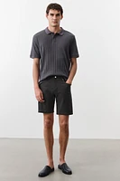 Regular-Fit Twill Shorts