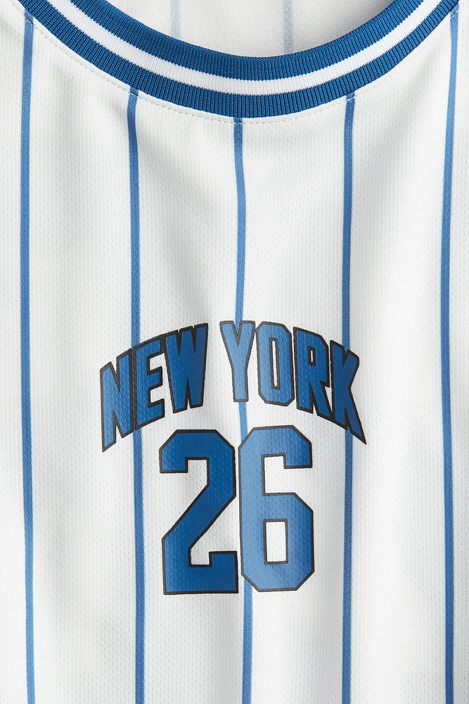 Maillot de basket en filet