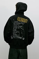 Oversized Fit Printed Hoodie