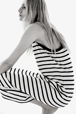 Robe midi côtelée