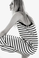 Robe midi côtelée