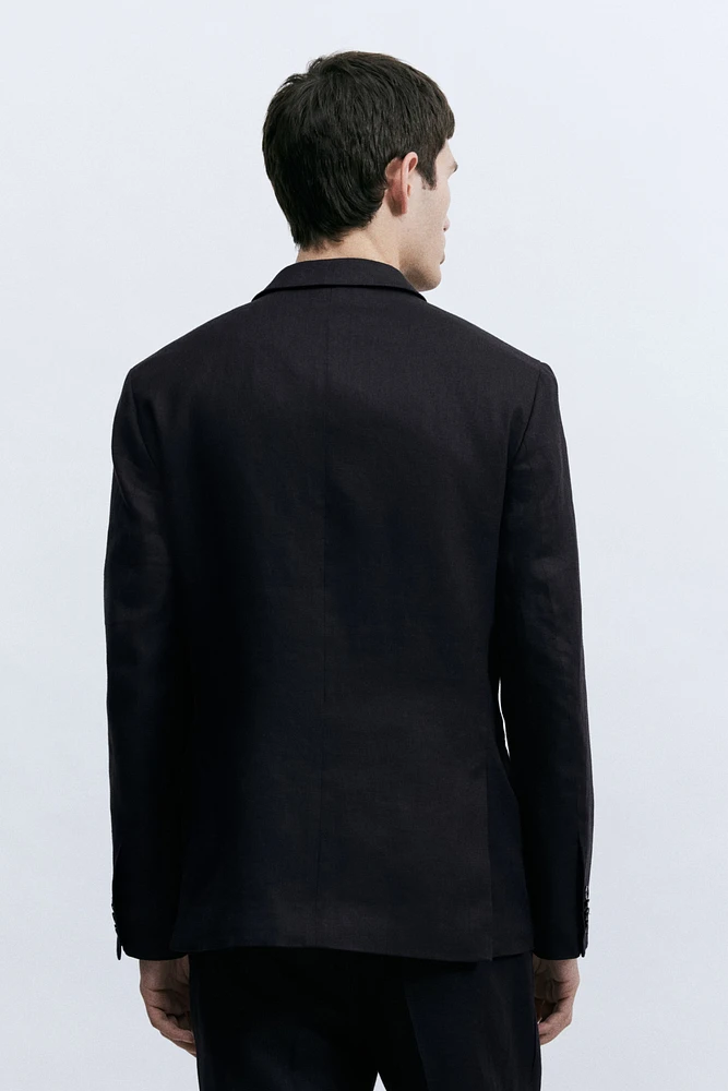 Slim-Fit Linen Jacket